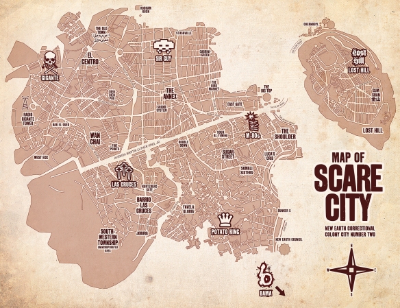 Map Of Scare City